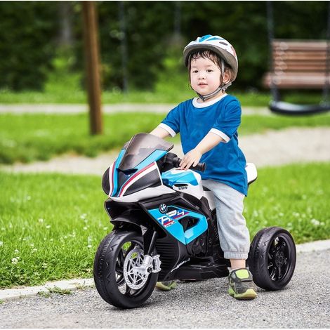 Moto eléctrica para niños 82,5 x 42 x 54 cm, azul, 3 modos música DESVIAE (1/5)