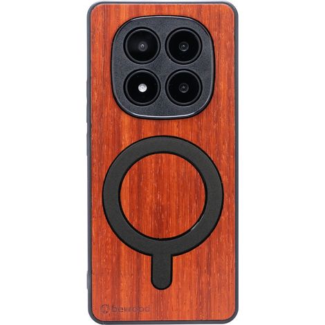 Bewood Holzhülle für Xiaomi Redmi Note 14 Pro 5G PADOUK mit MagSafe (1/3)