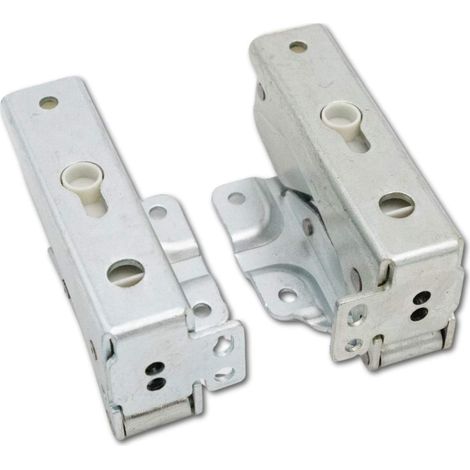 Ersatzteil - Lot de 2 charnières [040 2 + 0 -  - BAUKNECHT, WHIRLPOOL, SCHOLTES, BEKO, INDESIT, KITCHENAID, BOSCH, LADEN, SIEMENS, NEFF, ARISTON HOTPOINT, IKEA, IGNIS, PRIVILEG, GRUNDIG