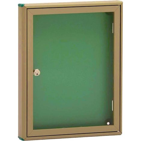 BACHECA PORTA AVVISI 1 FOGLIO cm 29x5x h.37 - bronzo