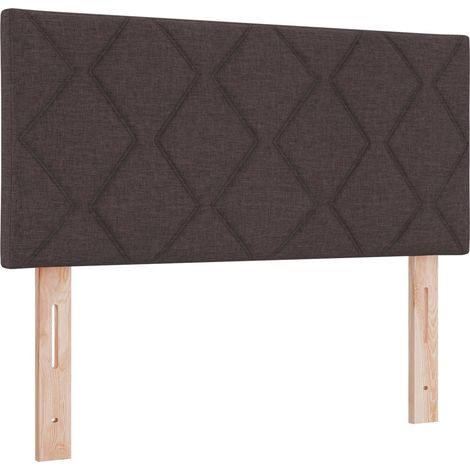 Maison Exclusive - Cabecero LED Marrón 90 cm tela