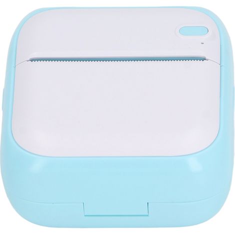 Taschen-Thermodrucker mit Bluetooth-Verbindung, inklusive Papier für Notizen zu falschen Antworten (blau) (1/5)