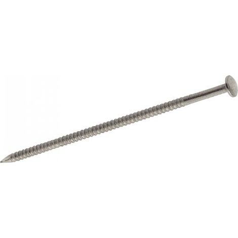 Pointe annelée - Tête bombée - Inox A4 2,5x40 mm - Boîte de 150