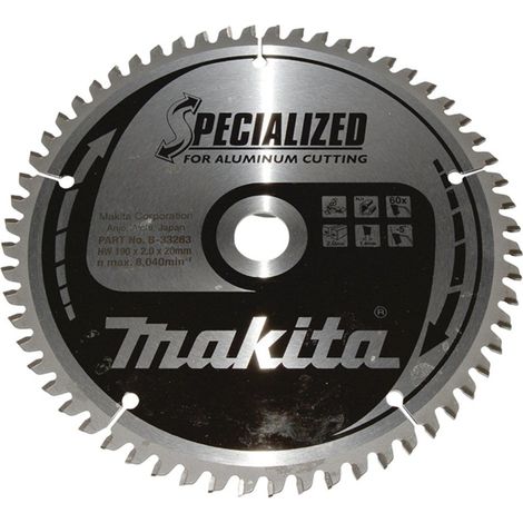Makita Sägeblatt SPECIALIZED 190x20x60Z, 2,0 mm