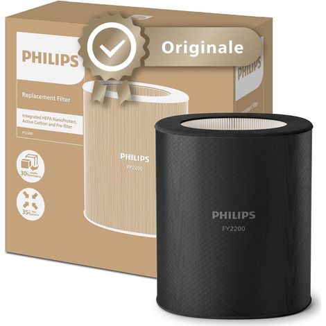 Filtro HEPA Nano Protect 3 in 1 Philips FY2200/30 per purificatore d'aria Philips AC2220/10 (1/5)