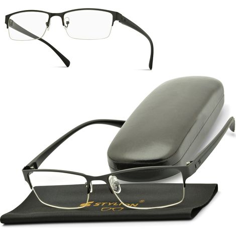 Gafas deportivas UVEX 215 con lente cero, color negro y blanco (1/5)
