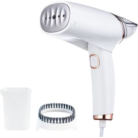 Défroisseur Vapeur, 1000W 120 ML Fer à Repasser Portable Défroisseur à Main Vertical, 30s Réchauffage Rapide, Vapeur Desinfectant (1/5)