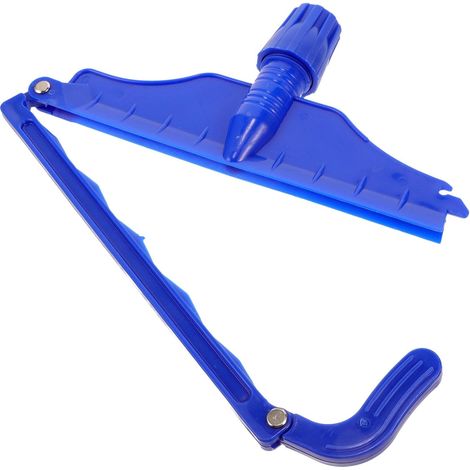 Blue for Wood Floors, Practical Cleaning Tool for Laminates, Removable Clip-on Plastic Mop Head Replacement (1/5)