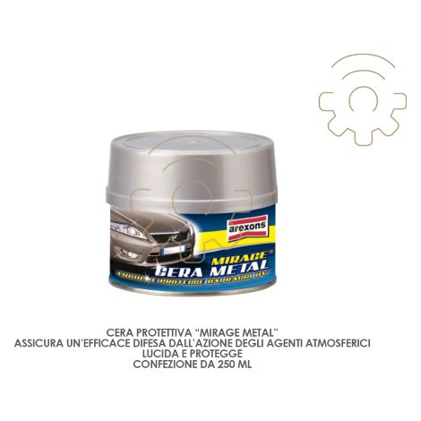 Arexons 250 ml de cire de protection Mirage Metal nettoyant carrosserie