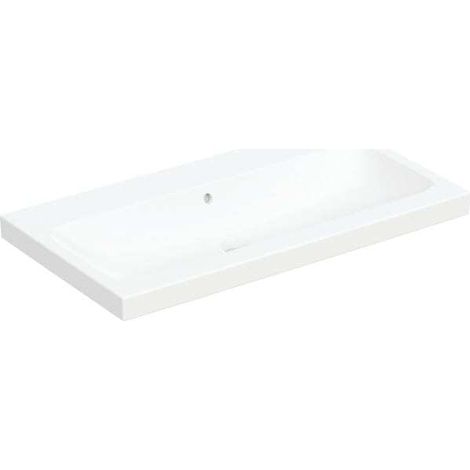 Lavabo Geberit iCon Light, 90 cm x 48 cm, sin agujero para grifo,