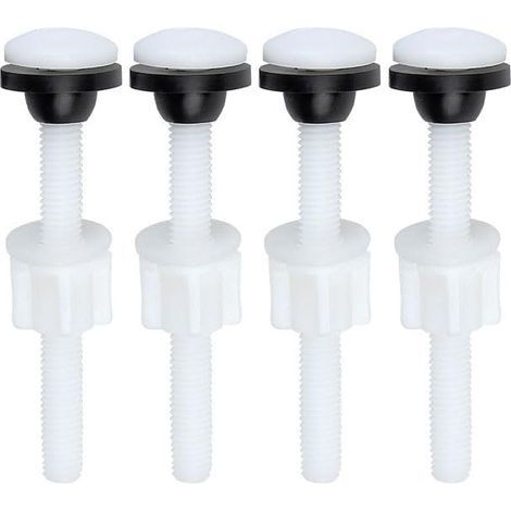 4-teiliges Dichtungsschrauben-Set für Toilettenspülkästen, rostfreie Kunststoff-Befestigungsschrauben, Reparaturset für Toilettenspülkästen und Badezimmerarmaturen (1/5)