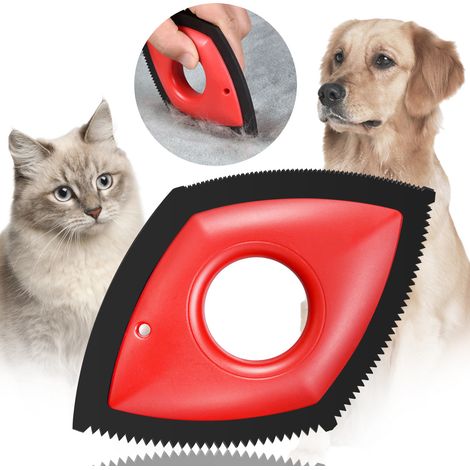 Raclette anti poils pour animaux outil ultime pour enlever les poils de chien sur canape meubles tapis et moquettes (1/5)