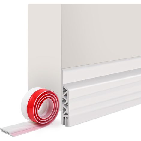 Boudin de Porte Isolant, 100cm x 5cm, Blanc (1/5)
