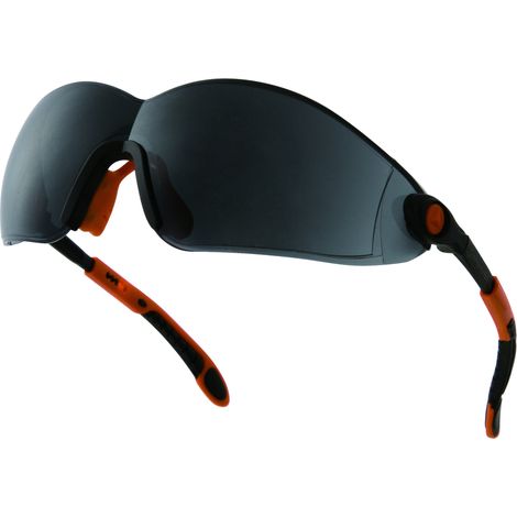 BRILLE DELTA PLUS POLYCARBONAT EINTEILIG VULCANO2 SMOKE -VULC2NOFU