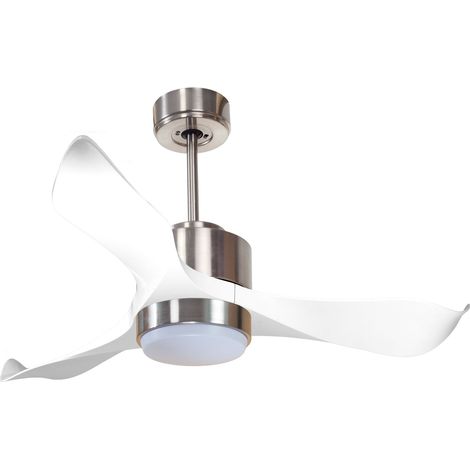 Modulo de KlassFan - Ventilateur de plafond Dc avec lumière chrome et blanc idéal pour 20 à 30 m²KlDc3p1wiL1Ch (1/5)