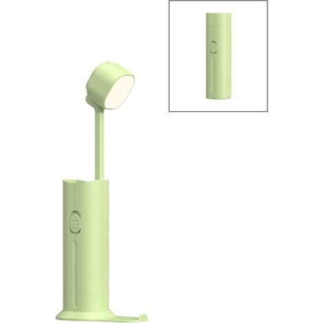 Lampe de Bureau LED Verte 3 en 1 1200mAh Pliable Support Rotatif Protection Yeux (1/5)
