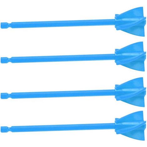 HURRISE Pagaies de mélangeur en résine 4pcs Resin Mixer Pagdles Strong Uniforme bricolage accessoire Noir Rouge Blanc Bleu Bleue (1/4)