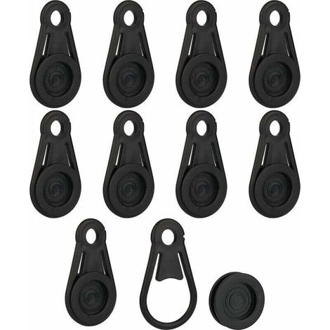 10 Pièces Clips de Bâche, Pince pour Bache, Pinces à Bâche Pinces à Pinces d'Arrimage pour Bâche pour Bâches de Voiture, Tentes, Auvents et Bâches de Piscine (1/5)