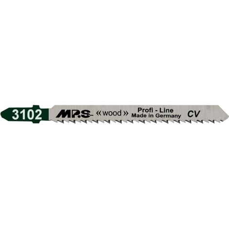 Stichsägeblatt mega crv100x75mm Chrom-Vanadium-Stahl 100 mm 5 Stück
