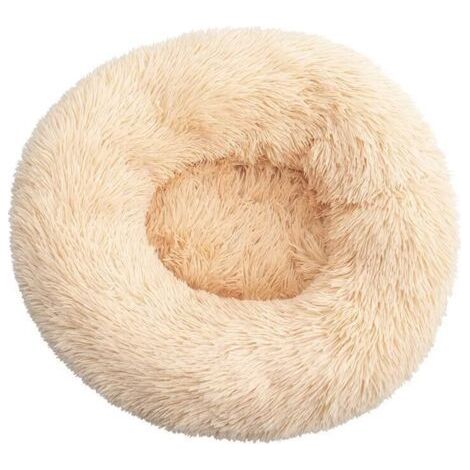 Lit pour Chat, Coussin Moelleux, Doux Lavable pour Chats Chiens (Abricot, 80 cm), Ensoleillé (1/5)