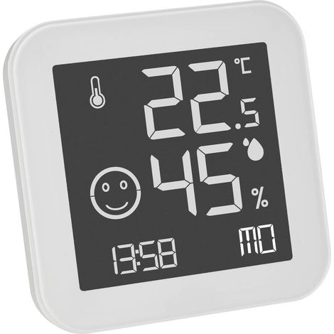 TFA Dostmann BLACK & WHITE Termoigrometro Bianco 30.5054.02 (1/5)