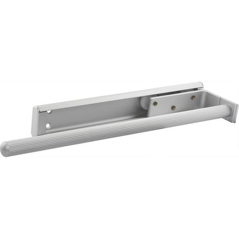 Geschirrtuch-Auszug Pluto 1-armig 325 mm Alu Silber matt