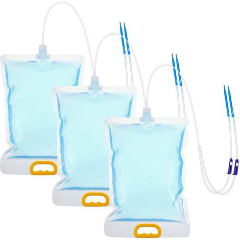 Système d'arrosage automatique – Set de 3 – 3,5 L – Goutte à goutte réglable – Vert – Intérieur et extérieur (1/5)
