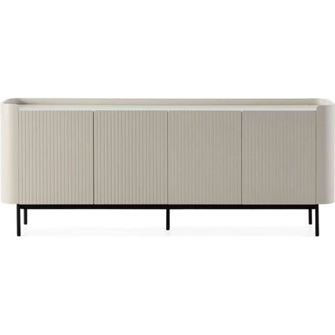 Aparador 4 puertas mod-Maya acabado crema, 200cm(ancho) 80cm(alto) 40m(largo). (1/5)