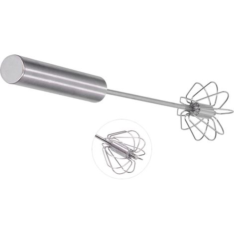 35 cm langer Schneebesen aus Edelstahl, halbautomatischer Küchenmixer, Eiermixer für den Haushalt, robustes Backutensil (1/5)