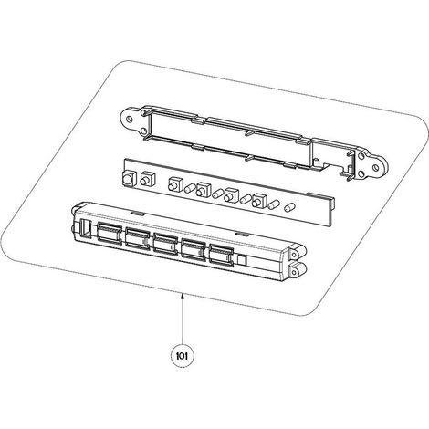 Boitier De Commande Avec Circuit R427000289 Pour HOTTE (1/3)
