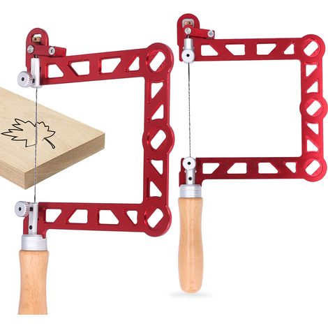 Scie à papier pour le travail du bois, mini scie à main, scie en U universelle pour fil métallique, 12,7 cm (5 pouces) (1/5)