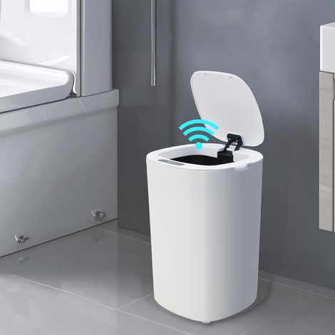 Poubelle Automatique 12L,Poubelle Salle de Bain Électrique Intelligente (1/5)