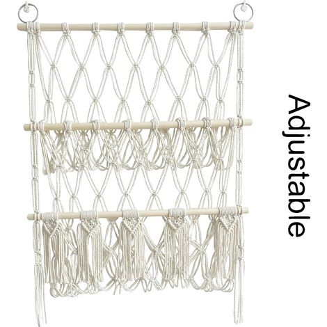 Hamac de rangement pour peluches, hauteur réglable, matériaux durables, noir (1/2)