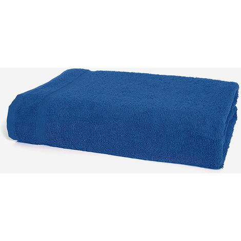 Telo bagno in cotone 100% 90x140 ad alta grammatura Rex - Blu (1/3)