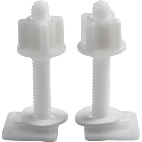 WC-Sitz-Reparaturset – Schrauben, Muttern, Unterlegscheiben – Für Standard-WC-Sitze – 1 Set (1/5)