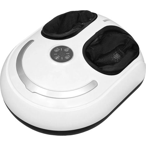 Masajeador de pies, intensidad ajustable, control remoto, BLANCO (1/2)