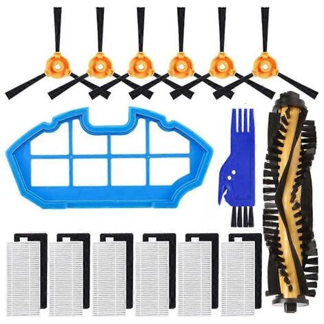 Accessoires pour aspirateur robot Ecovacs Deebot N79S N79 : consommables de rechange, filtre HEPA, brosse principale. (1/5)