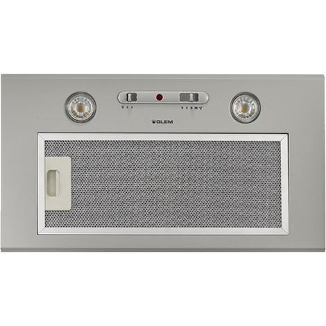 GLEM Cappa Sottopensile GHF527SI da 50 cm Aspirante Colore Argento (1/5)