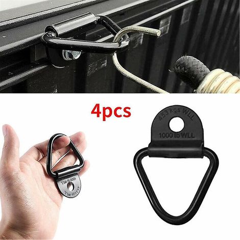 4 pièces Crochets d'ancrage Anneau en V Remorque Forgé Lashings Boulon Remplacement (1/5)