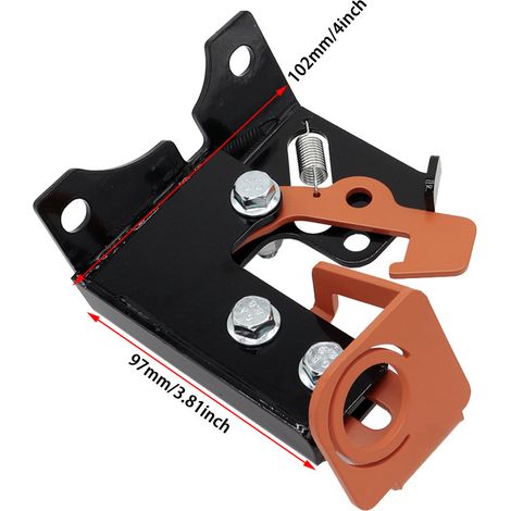 Full-size lockable manual parking brake for Polaris RZR/Ranger ATVs (1/4)