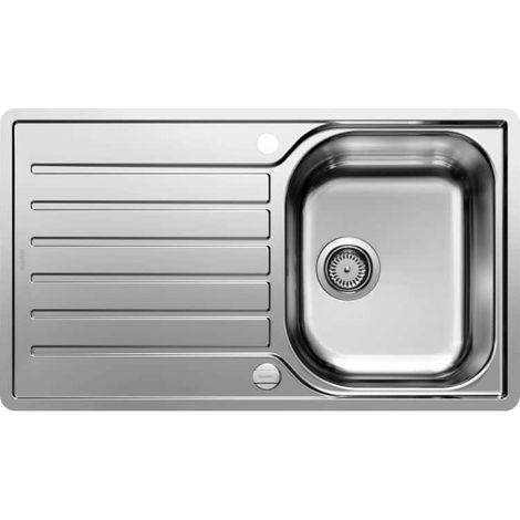 Evier Blanco Lantos 45S-IF Salto - Inox Brossé (1/3)