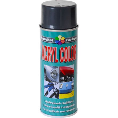 Vernis acrylique Knuchel RAL 7011 Gris fer, aérosol 400 ml (1/4)