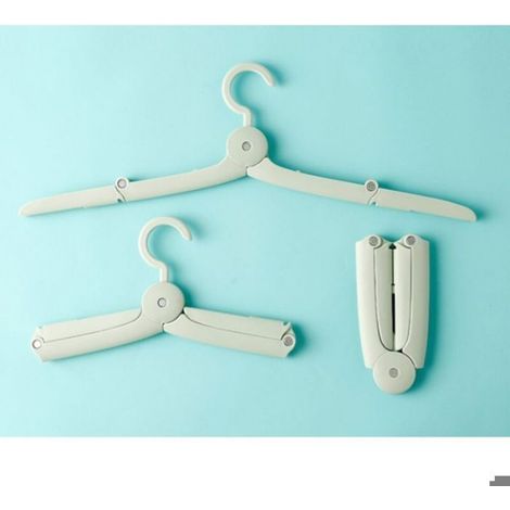 Cintres Pliables - Polypropylène - Pour Voyage Camping École - Lot De 6
