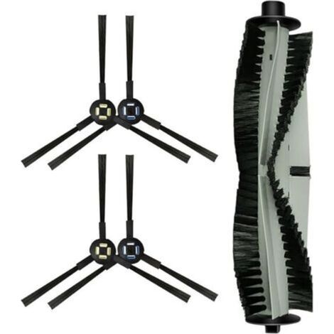 Brosse aspirateur pour Silvercrest SSR1 SSRA1 pour aspirateur robot pour A9s A9 A7 L100 (1 brosse à rouleau + 4 brosses latérales (1/5)