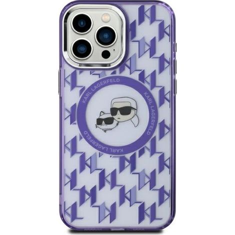 Karl Lagerfeld MagSafe Lila iPhone 15 Hülle