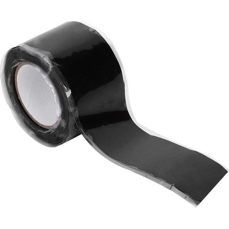 Black Silicone Adhesive Tape – High Temperature Resistant and Insulating for Industrial Use, Flame Retardant, Double-Sided, for Energy, Aerospace and Construction (1/5)