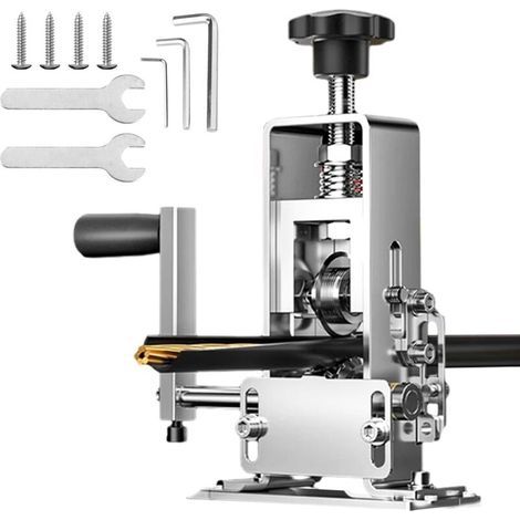 Denudeur Cable Fil Electrique Manuelle Automatique, 1-25 mm Machine a Denuder Le Cuivre, Pince a Denuder Electricien, Outil à Dénuder Les Déchets de Câbles pour le Recyclage Des Fils (1/5)