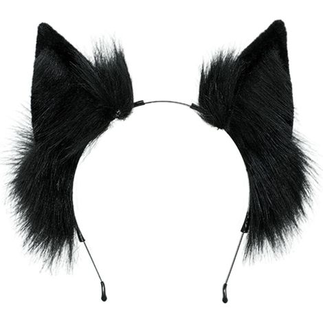 Oreilles de loup et de renard faites main, accessoires mignons pour Halloween, serre-tête oreilles de chat. (1/4)