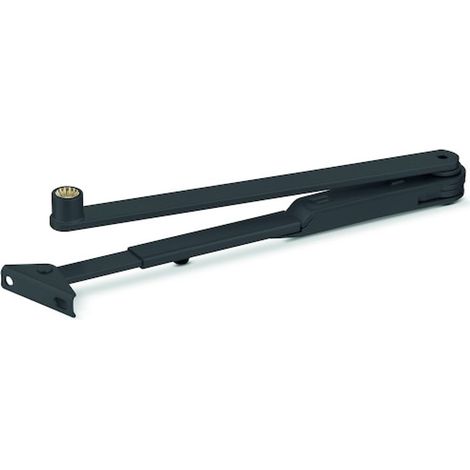 Bras à compas avec arrêt pour ferme-porte TS 2000/ TS4000 noir RAL 9005 - GEZE