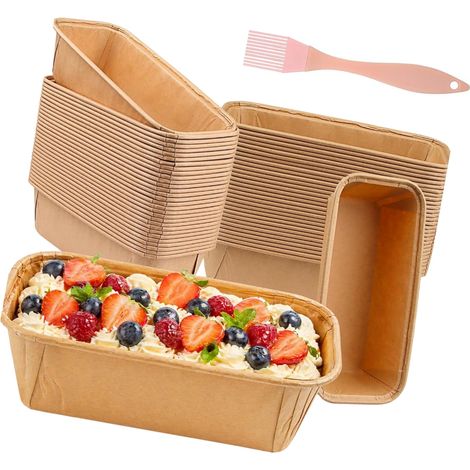 Caissettes en papier pour muffins et cupcakes, 61 moules, pour la cuisson et la présentation de desserts lors de fêtes et d'événements.-AquaForge (1/5)